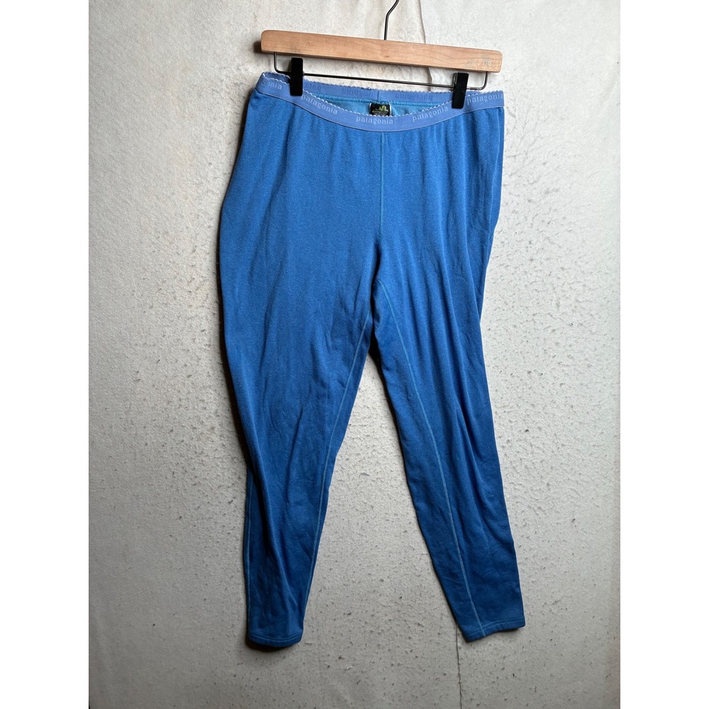 Patagonia Capilene Performance Baselayer Leggings Blue Women Large 43515F6